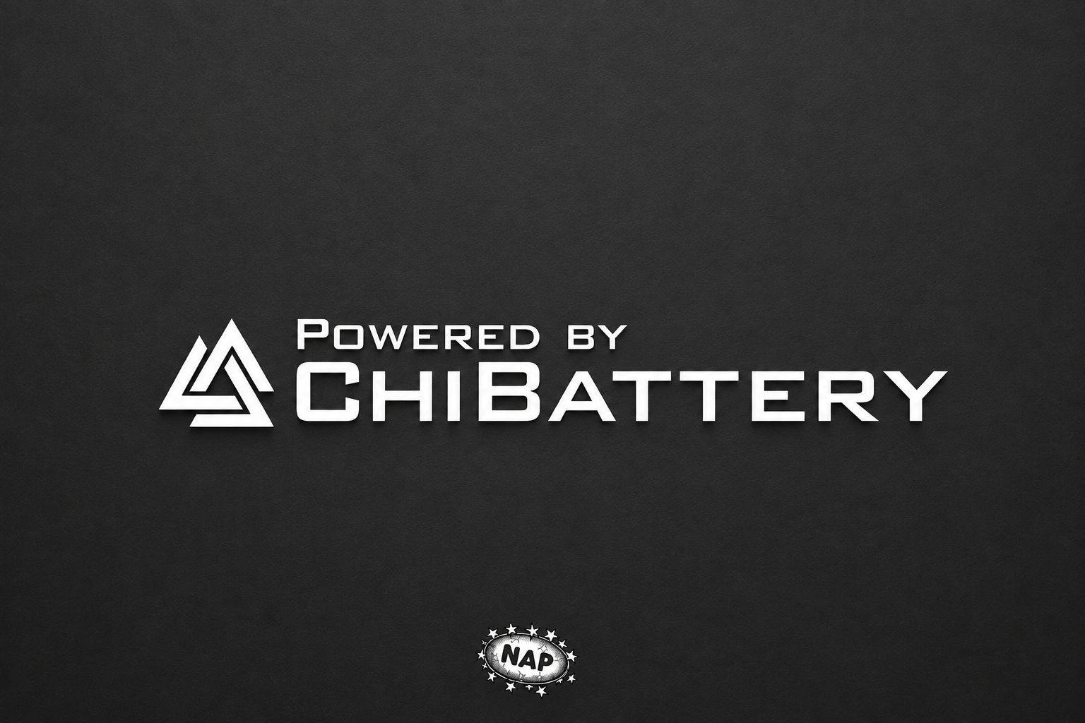 Powered By Chi Battery Sticker